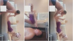 【芷晴】家奴口擦身体乳舔足