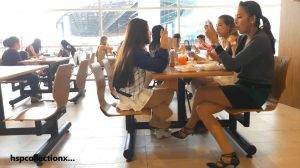 餐厅凉鞋丝袜美女[0320]