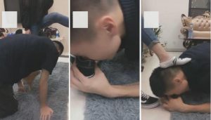 【玉娘S】新素人万斯布鞋船袜虐狗