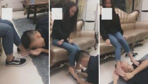 【玉娘S】新素人万斯布鞋船袜虐狗