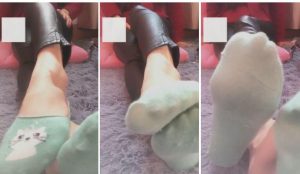 【安妮】脏船袜贴住你的狗脸。闻！