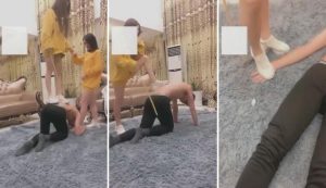 【宝爷li】携素人闺蜜玩虐家奴