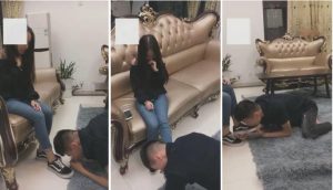 【玉娘S】新素人万斯布鞋船袜虐狗