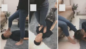 【玉娘S】新素人万斯布鞋船袜虐狗