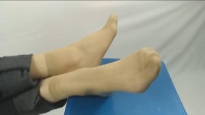 脚型非常棒的大二女生慧慧短肉丝足秀