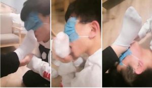 【妆主大大】【素人十六首调】吃超脏棉袜，强制圣水