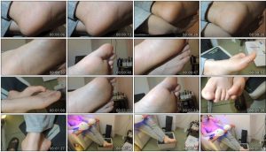 超级美女来做指甲脚非常嫩