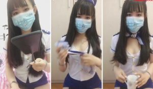 兔兔扮演空姐羞辱辱骂乘客