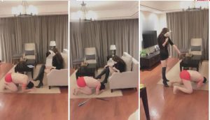 【妆主大大】超级暴力虐待贱畜！全程惨叫！-97LZTD-71556