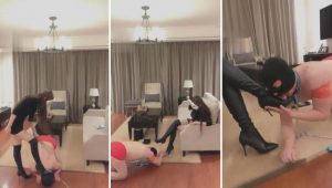 【妆主大大】超级暴力虐待贱畜！全程惨叫！-97LZTD-71556