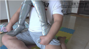 冷柔银色长靴致命腾空坐脸窒息-97L2ZTD-816829