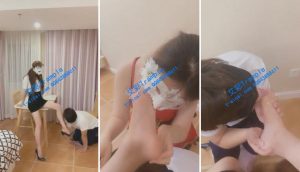 【妆主大大】夫妻奴，故意羞辱走错场的野狗-97LZTD-1097