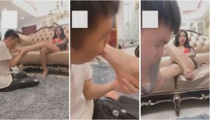 【小贝】调教开发恋足犬-97LZTD-11106