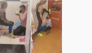 【美琳S】运动鞋粉色短袜暴虐贱狗出气（完整版）-97LZTD-1150