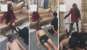 【宝爷li】黑丝威严调教双狗-97LZTD-1164