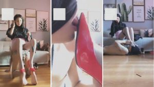 【亚兮大人】超美女S脏高跟丝袜虐贱狗-97LZTD-1173