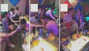 【芷晴女s】超级刺激！KTV极度羞辱下贱狗-97LZTD-1194