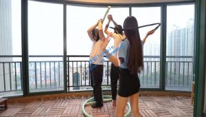 〖H.P.L栖心之栈〗—芷晴女警吊打俩犯人-97LZTD-1203