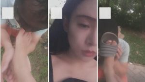 【女暴君】户外花园溜狗-97LZTD-1209