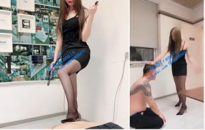 【VIVI】黑丝高跟诱惑超暴力踢踹鞭打-97LZTD-1223