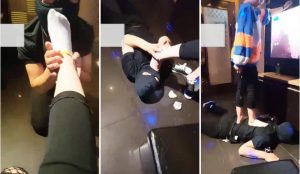 【00后冰冰女王】KTV帆布鞋棉袜调狗【完整版】-97LZTD-1298