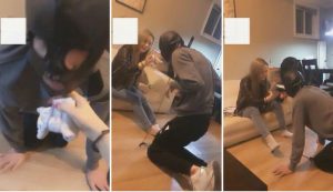 双子姬，日常遛狗服侍叼袜子钻跨-97LZTD-1326