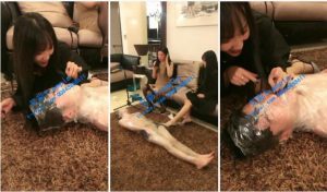 【娅黎&木木S】双S羞辱贱狗 保鲜膜窒息 虐乳 做脸-97LZTD-3300