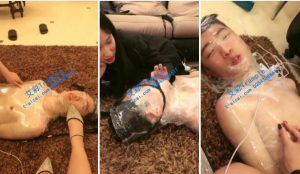 【娅黎&木木S】双S羞辱贱狗 保鲜膜窒息 虐乳 做脸-97LZTD-3300