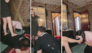 【芸熙】情侣奴跪下我脚下犯贱-97LZTD-835068095