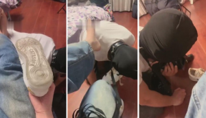 【桃桃老师】学生S小白鞋恋足场-97LZTD-835068108