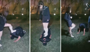 【语晴】户外长靴肉丝遛狗调-97LZTD-83506818