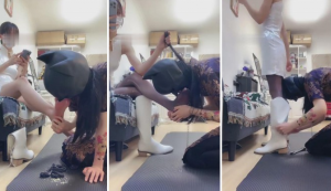 【暴力美学】开发素人闺蜜做狗-97LZTD-83506834