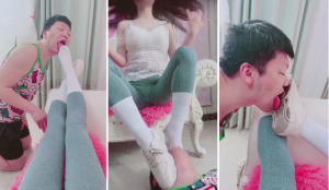 【兔粉粉】小白鞋白棉袜羞辱老公-97LZTD-83506842