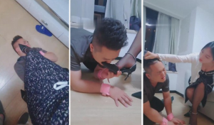 【若琳琳】偷鞋被抓住的下场【双视角版】-97LZTD-83506853