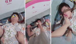 【艾琳】抖M男友袜子塞嘴强制虐-97LZTD-83506910