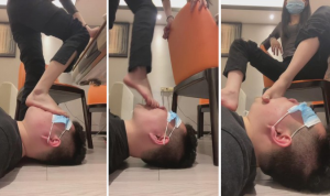 【阿月】雨天超脏鞋底强迫狗舔-97LZTD-83506913