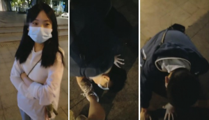 【梵高】真实-成功3个路人踩踏闻鞋-97LZTD-83506916