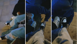 【梵高】真实-成功3个路人踩踏闻鞋-97LZTD-83506916