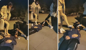 【雪儿】姐妹夜跑后原味棉袜户外调【完整版】-97LZTD-83506918