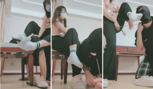 【妮蔻】体育课后原味袜压制羞辱-97LZTD-83506952