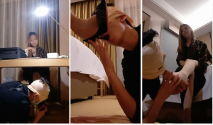 【重庆柠檬】女总裁办公舔脚伺候-97LZTD-83506964