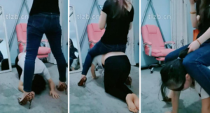 【梦幻大大】母畜-长靴黑丝-踩狗爪跪舔骑马爬行-97LZTD-95510