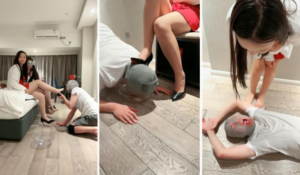 【叶娘】双S-清理脏高跟抽耳光转胯脚踩喂食【三视角版】-97LZTD-103867