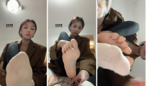 【第一视角】【萱萱子】瑜伽裤白棉袜-97LZTD-328243