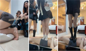 【沐沐】双S-长靴+白袜-磕头求虐【双视角版】-97LZTD-328250