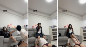 【御妍】反绑-皮鞋白袜踩虐-手捂腿绞窒息-97LZTD-328266