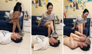 【晴天】健身后原味鞋袜玩贱奴【双视角版】-97LZTD-450780