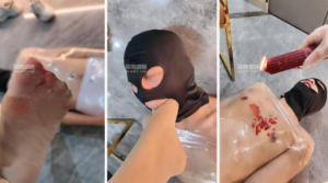 【静怡大大】闻臭鞋-滴蜡-保鲜膜全包-97LZTD-450785