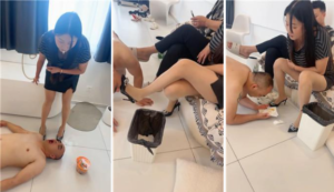 【可心】情侣主-强迫喂食圣水泡面-97LZTD-450789