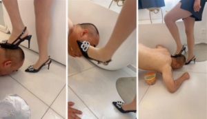 【可心】情侣主-强迫喂食圣水泡面-97LZTD-450789